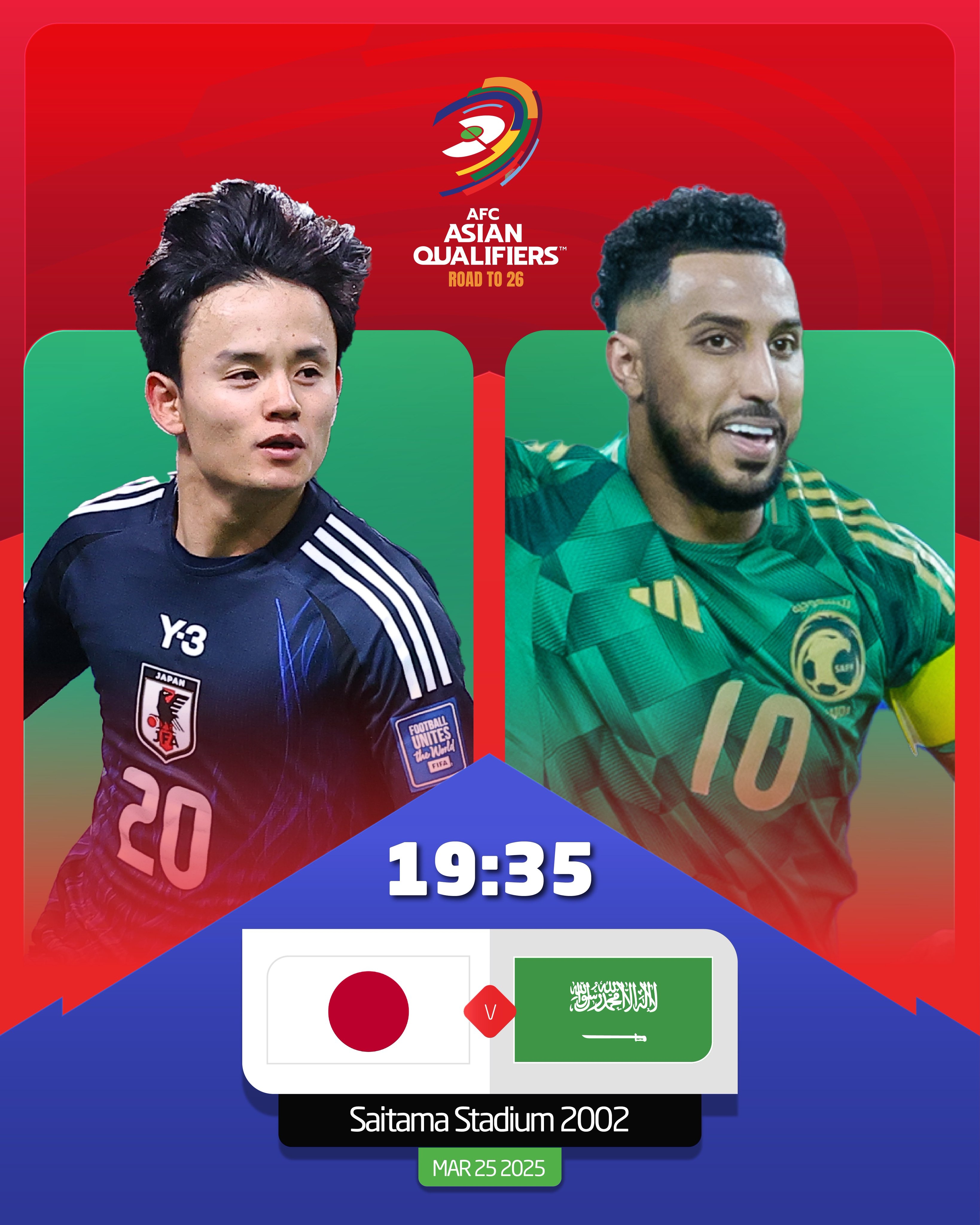 日本vs沙特首發(fā)：久保建英、前田大然、遠(yuǎn)藤航出戰(zhàn)，多薩里先發(fā)